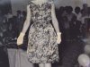 Orlene em desfile de moda no Independente no ano de 1959
