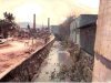 Trecho do rio que foi canalizado Praça 22 de novembro 1985