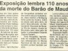 Recortes de jornal cidade de Mauá ano 1999