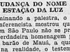 A mudança do nome da Estação da Luz