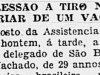 Na estação de Mauá: Agressão a tiro no interior de uma vagão
