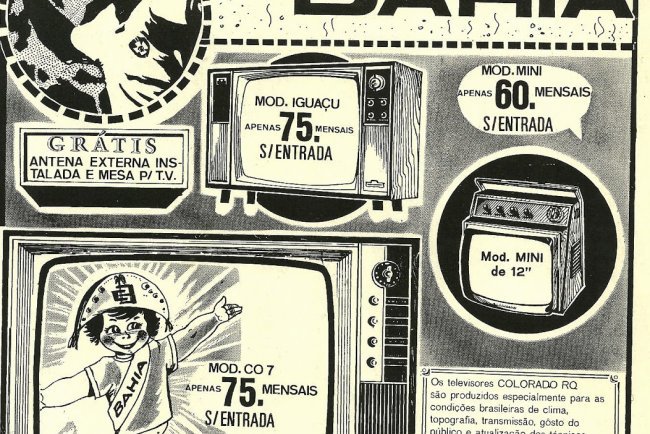 Casas Bahia publicidade 1972