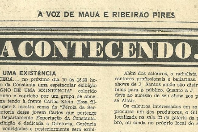 Coluna Social: Voz de Mauá 27 de agosto de 1981