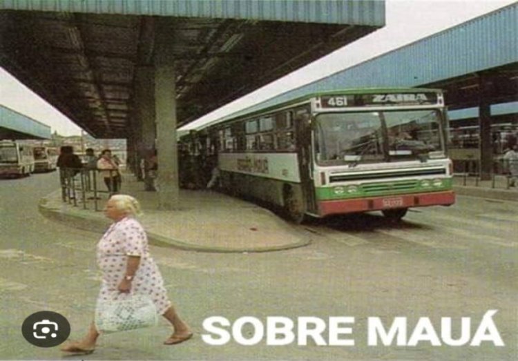Ônibus de Mauá em meados de 90