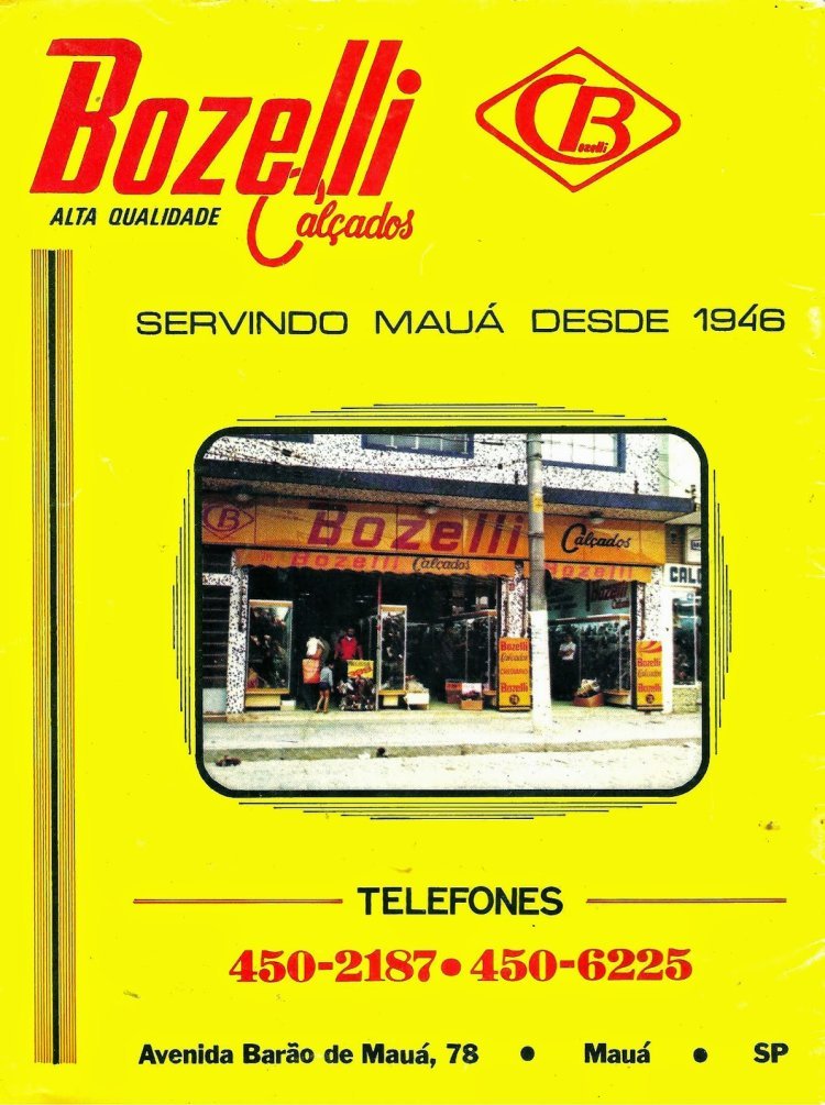 Anuncio Bozelli Calçados 1981