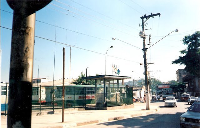 Terminal central da cidade de Mauá anos 90