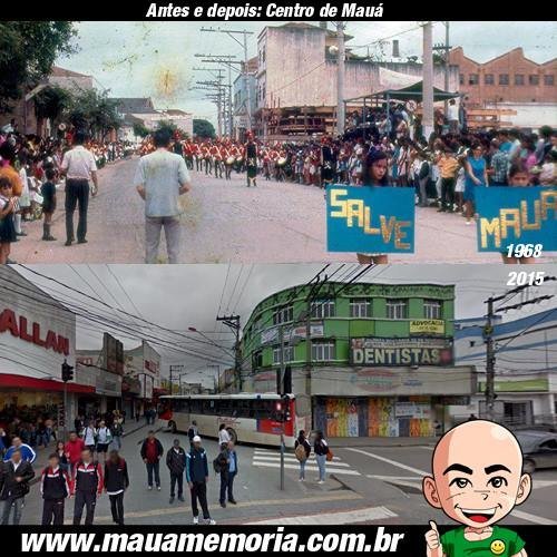 10 antes e depois do centro de Mauá