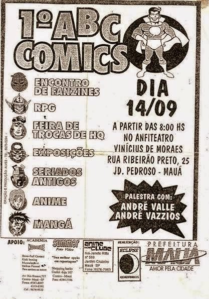 Primeiros eventos da região  ABC Comics 2001