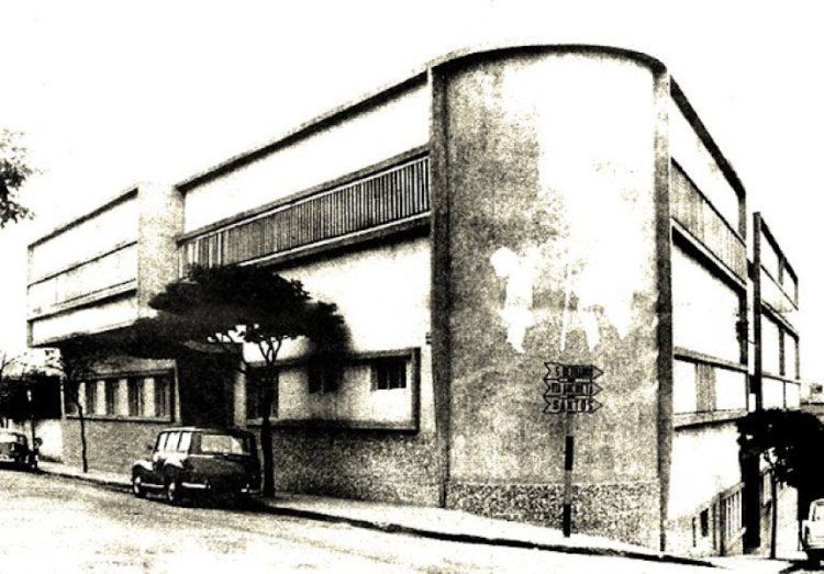 Hospital e Maternidade Dr. Christóvão da Gama em Santo André meados de 1950