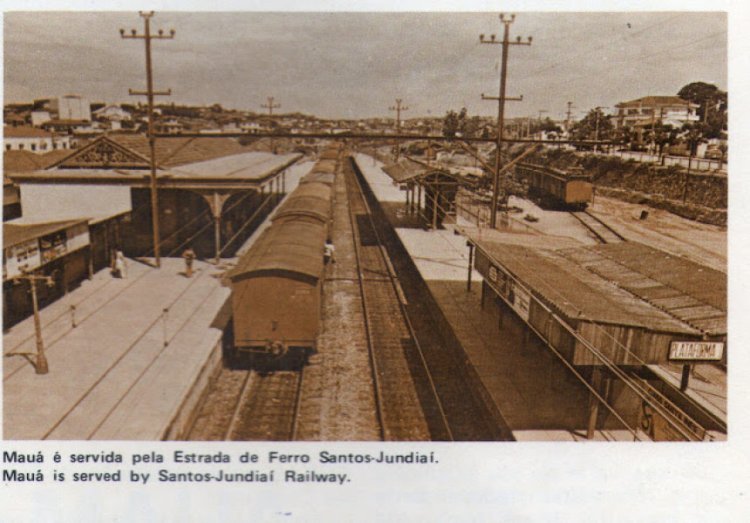 Estação de Trem de Mauá em 1974