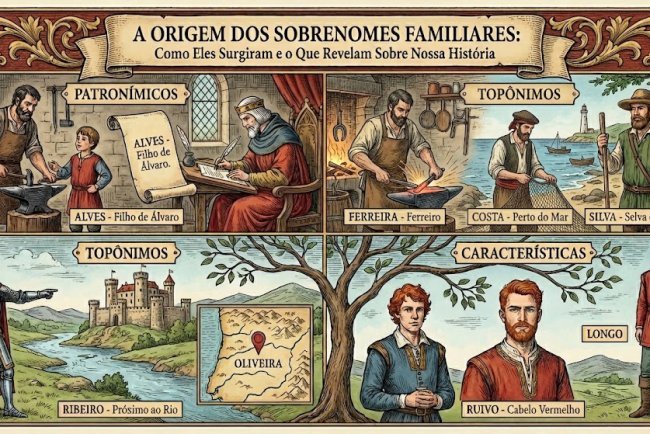Seu sobrenome pode esconder uma história surpreendente