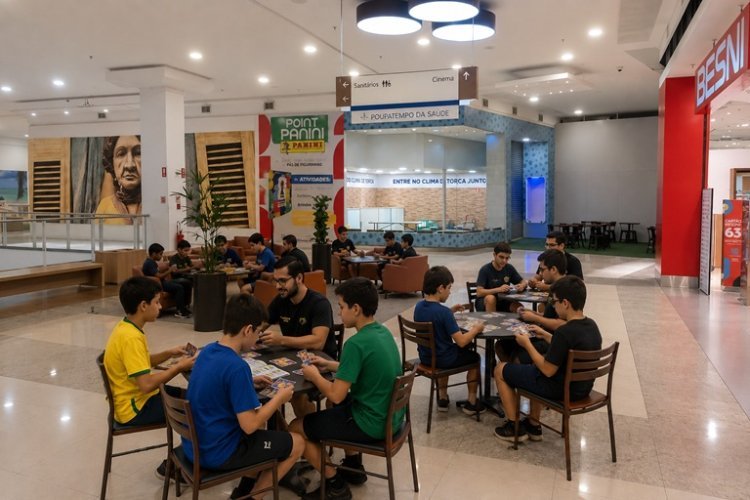 Atrium Shopping recebe no final de semana encontro de troca de figurinhas da Copa 2026