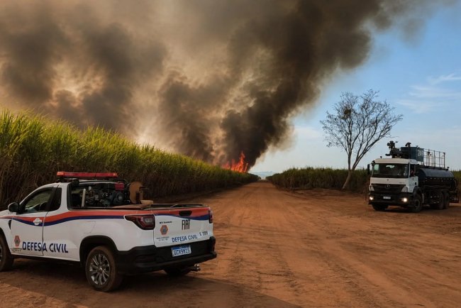 Entenda o quatro-trinta, a combinação que eleva o risco de incêndio no campo
