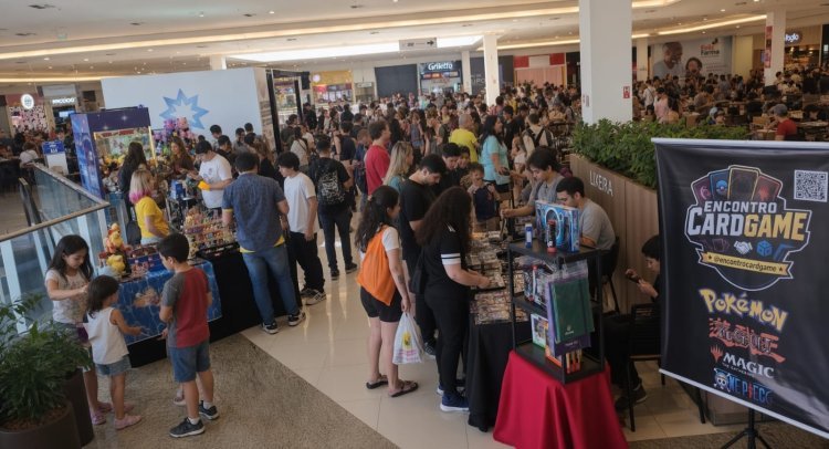Encontro Card Game reúne público e confirma nova edição em setembro no Atrium Shopping