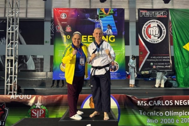 Professor de Ribeirão Pires conquista ouro no ParaTaekwondo