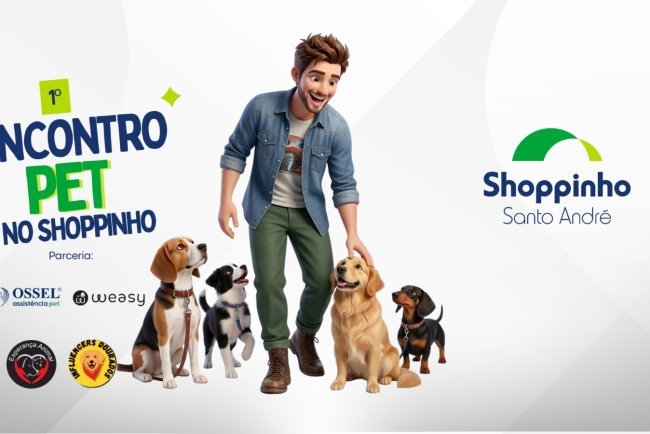 1º Encontro Pet no Shoppinho reúne famílias e seus animais em Santo André