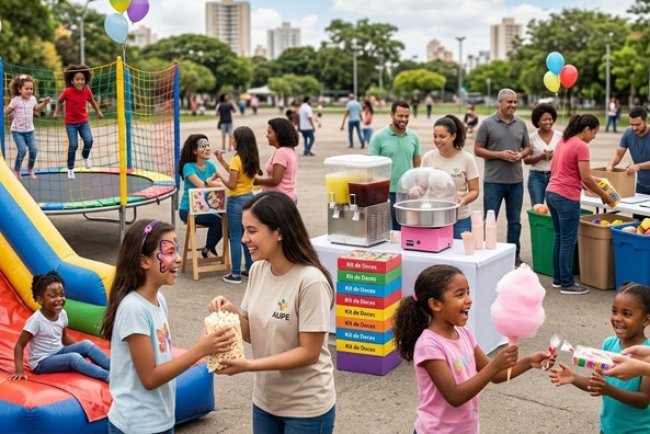 AUPE promove ação social em comemoração ao Dia das Crianças em Santo André e São Caetano