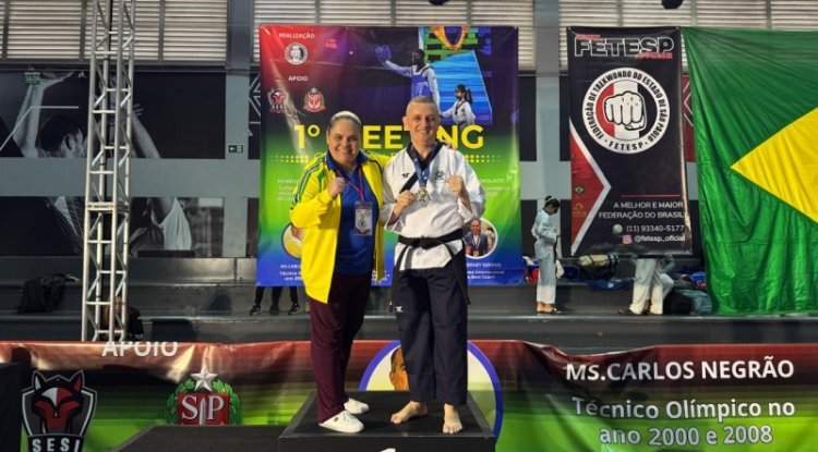 Professor de Ribeirão Pires conquista ouro no ParaTaekwondo