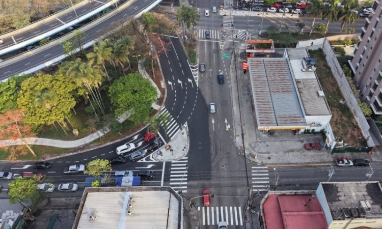 Santo André entrega obra viária no bairro Jardim para melhorar fluidez no trânsito