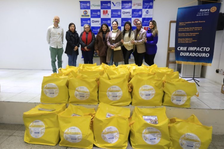 UBSs de Mauá recebem kits de saúde mental do Rotary
