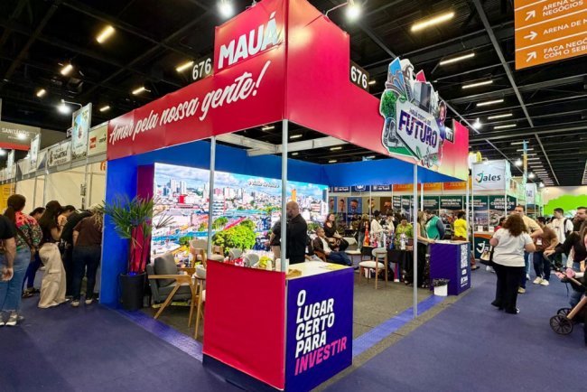 Estande de Mauá atrai centenas de visitantes no primeiro dia da Feira do Empreendedor