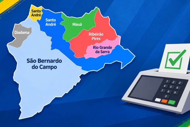 Lula vence em cinco cidades do Grande ABC; Flávio Bolsonaro leva vantagem em outras duas