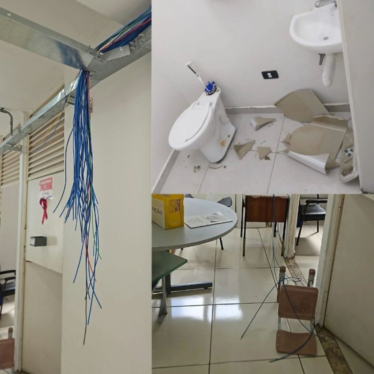 Vandalismo e furto de cabos prejudicaram atendimento em série de unidades de saúde de Mauá na última semana